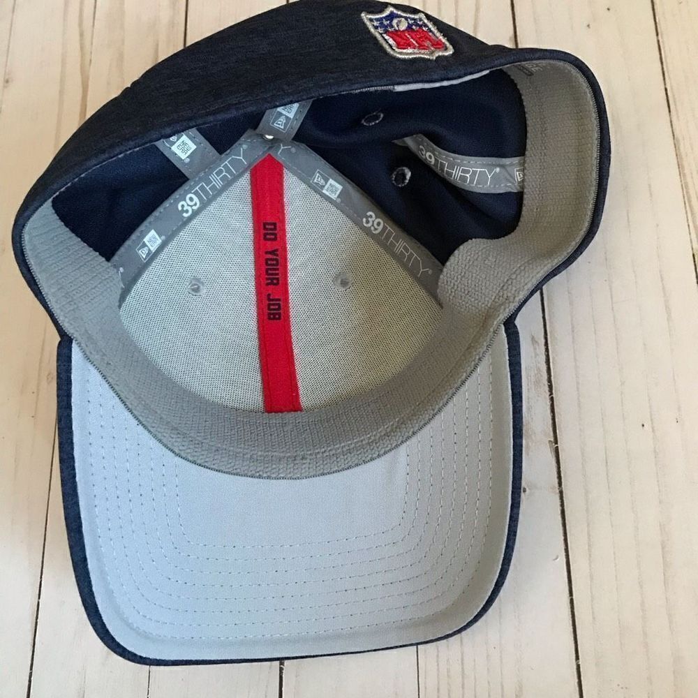 New England football New Era SZ L/XL ball cap hat Navy - Picture 3 of 5